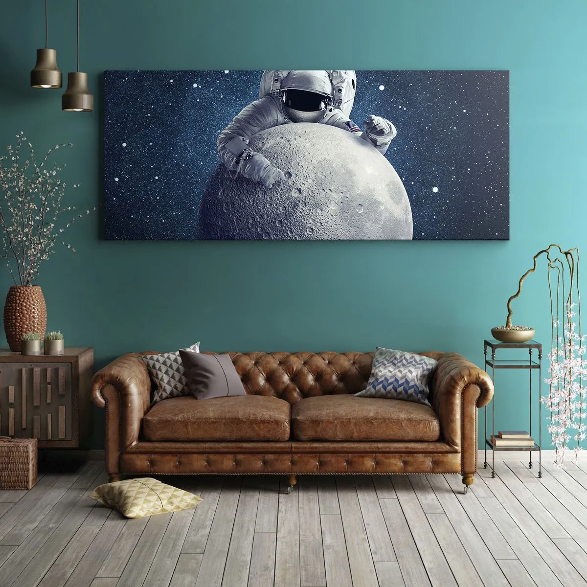Obraz na plátně - Vesmírný vtipálek - 100x40 cm