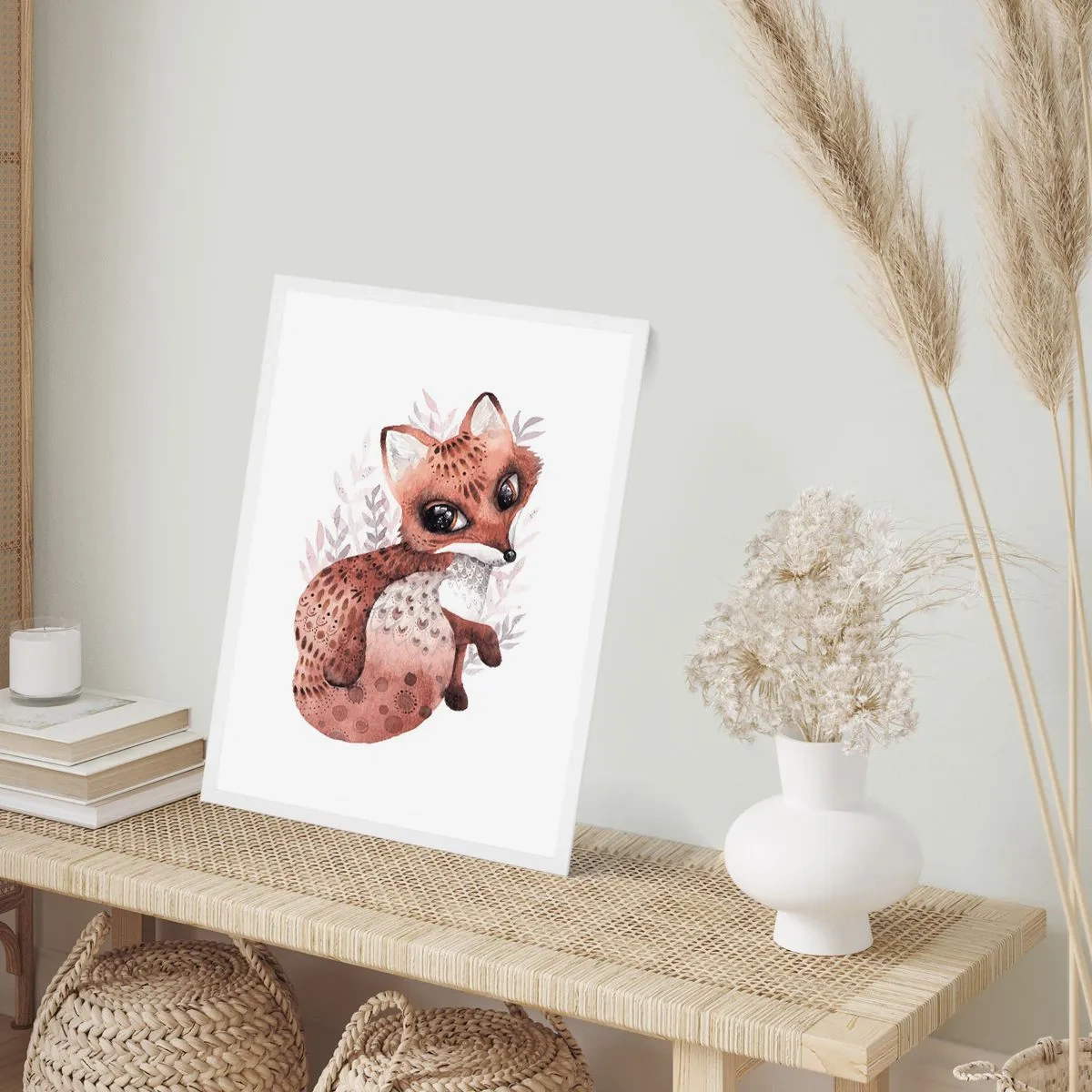 Plakát v bílém rámu - Prostě se zamilovat - 61x91 cm