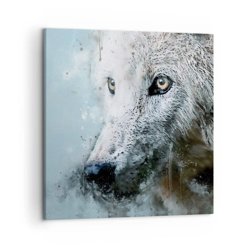 Obraz na plátně - Seznamte se s vlčí duší - 50x50 cm