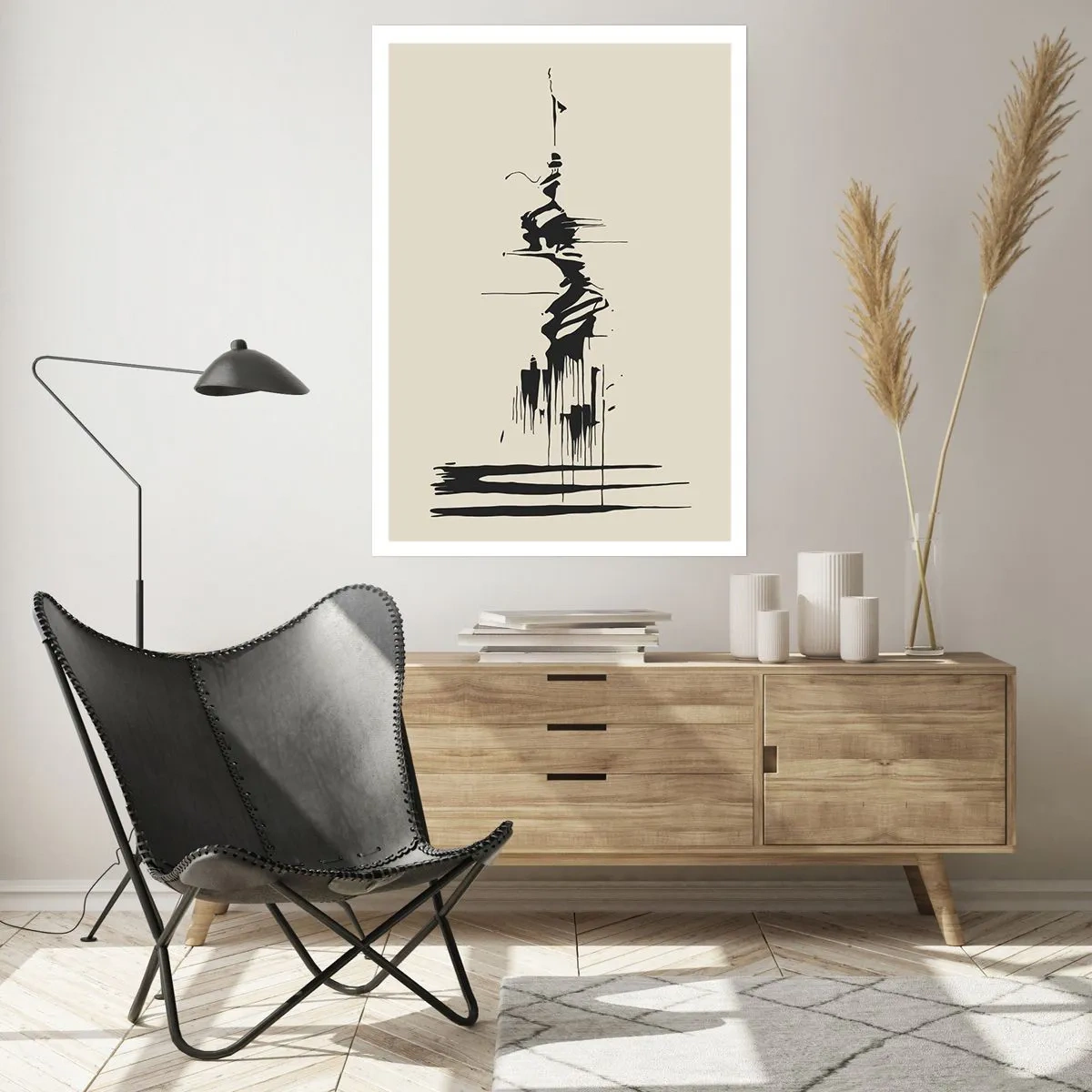 Plakát - Spěšná abstrakce - 70x100 cm