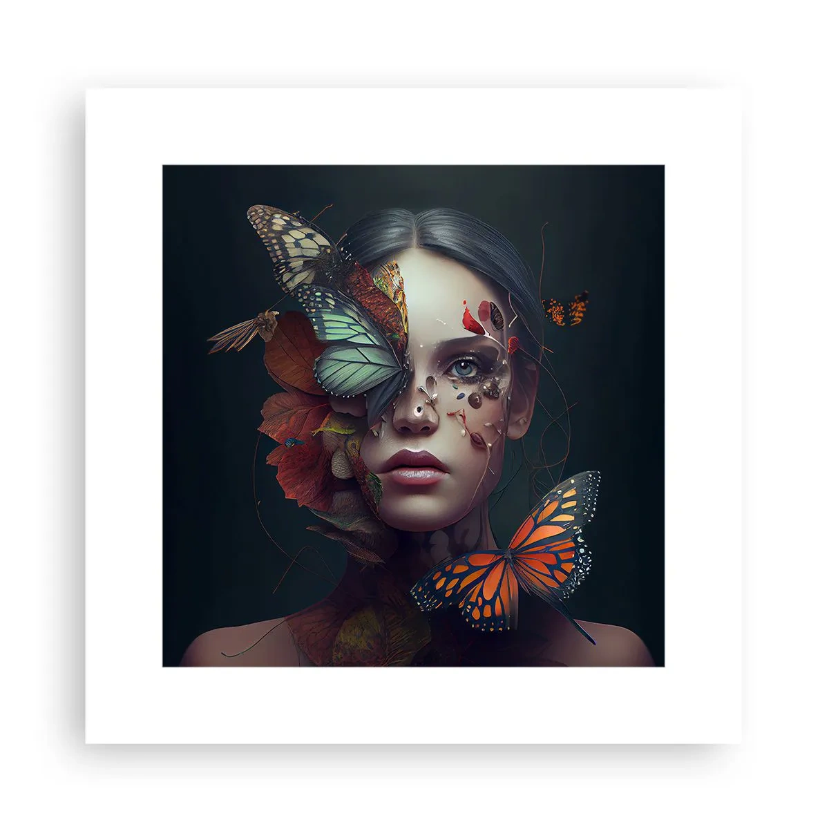 Plakát - Nádherná metamorfóza - 30x30 cm