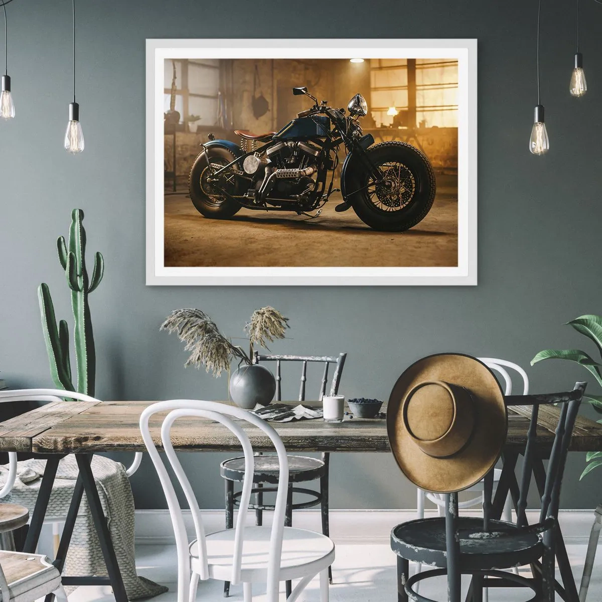 Plakát v bílém rámu - Mohu všechno - 70x50 cm