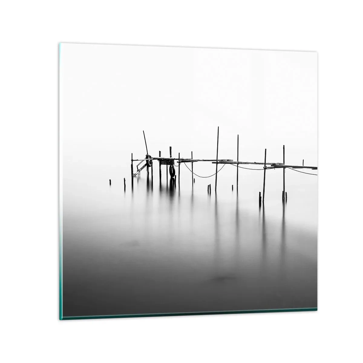 Obraz na skle - A co když svět není? - 60x60 cm