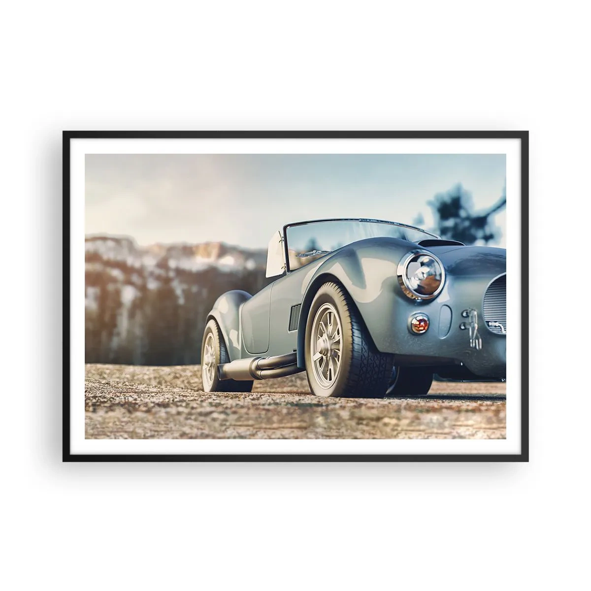 Plakát v černém rámu - Protože na stylu záleží - 100x70 cm