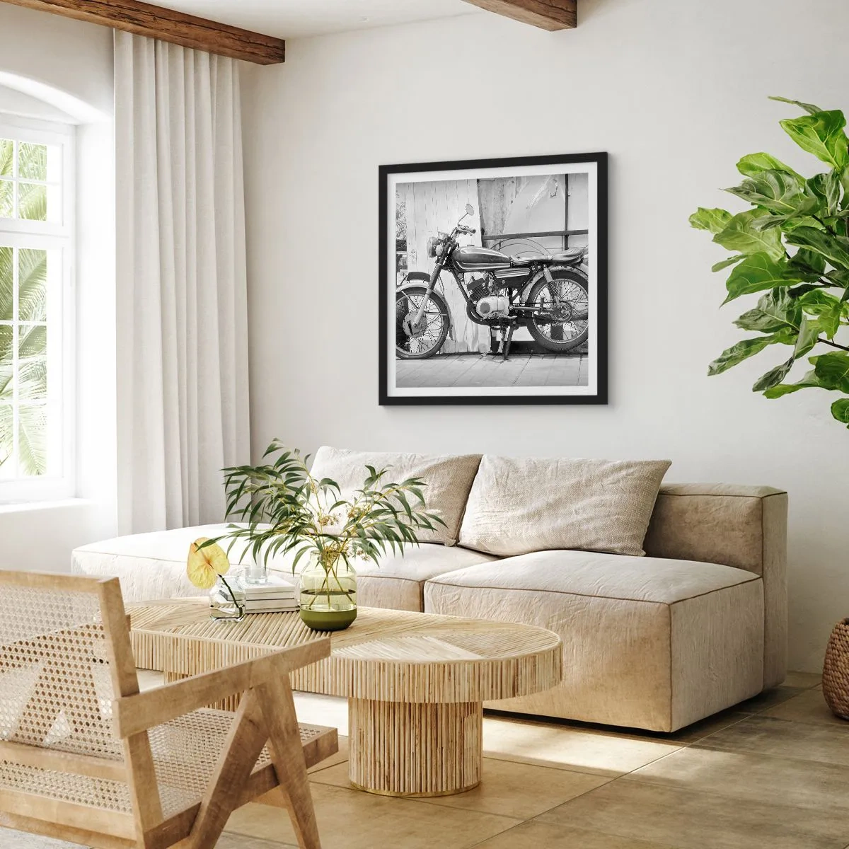 Plakát v černém rámu - Klasika nade vše - 60x60 cm