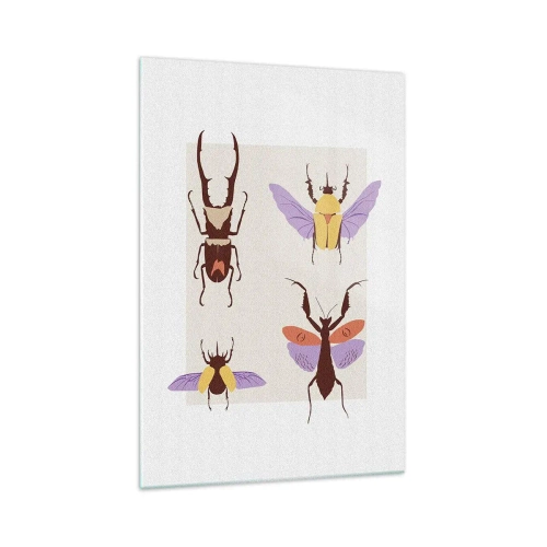 Obraz na skle - Hmyzí svět - 70x100 cm