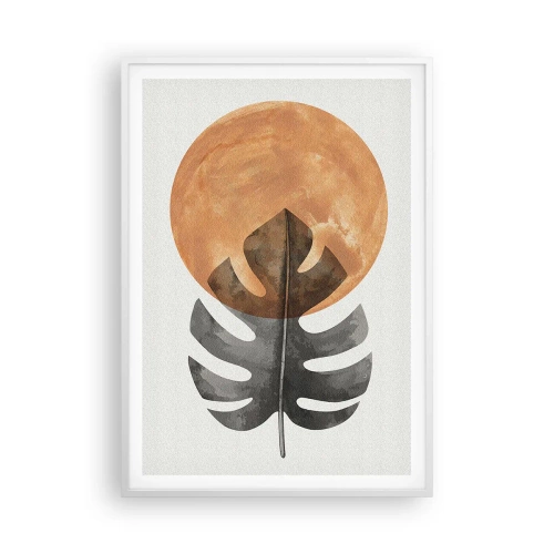 Plakát v bílém rámu - Vždy slunce - 70x100 cm