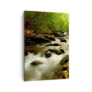 Obraz na plátně - Jako tekuté stříbro - 50x70 cm