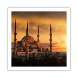 Plakát - Bůh je velký - 60x60 cm