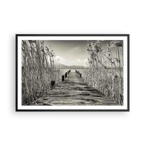 Plakát v černém rámu - V ústraní travin - 91x61 cm