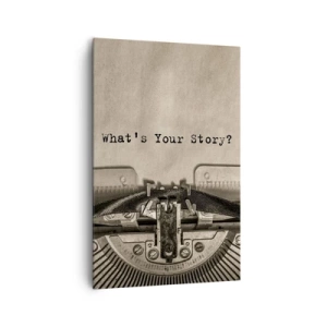 Obraz na plátně - Pověz mi - 80x120 cm