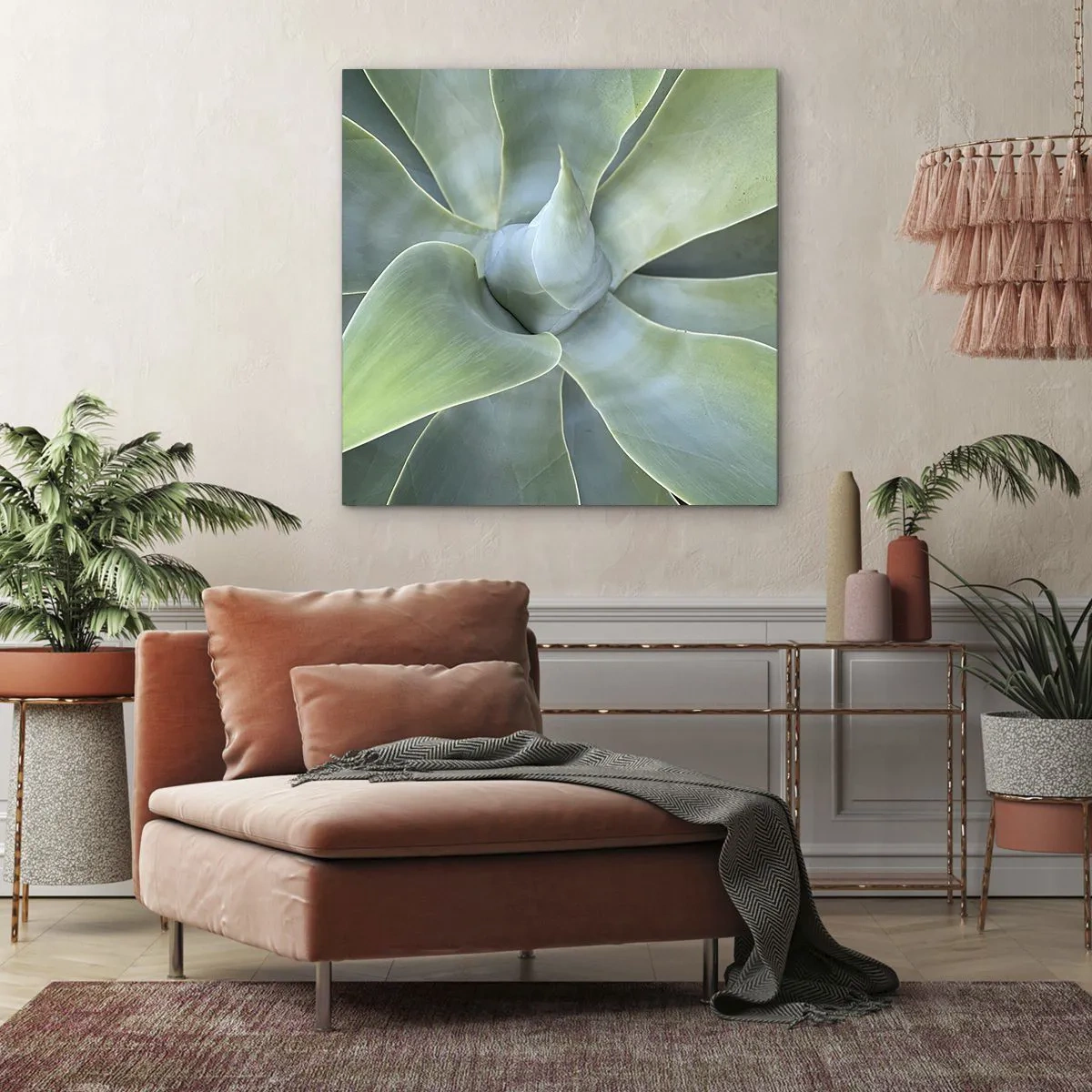 Obraz na plátně - Zrození zeleně - 50x50 cm