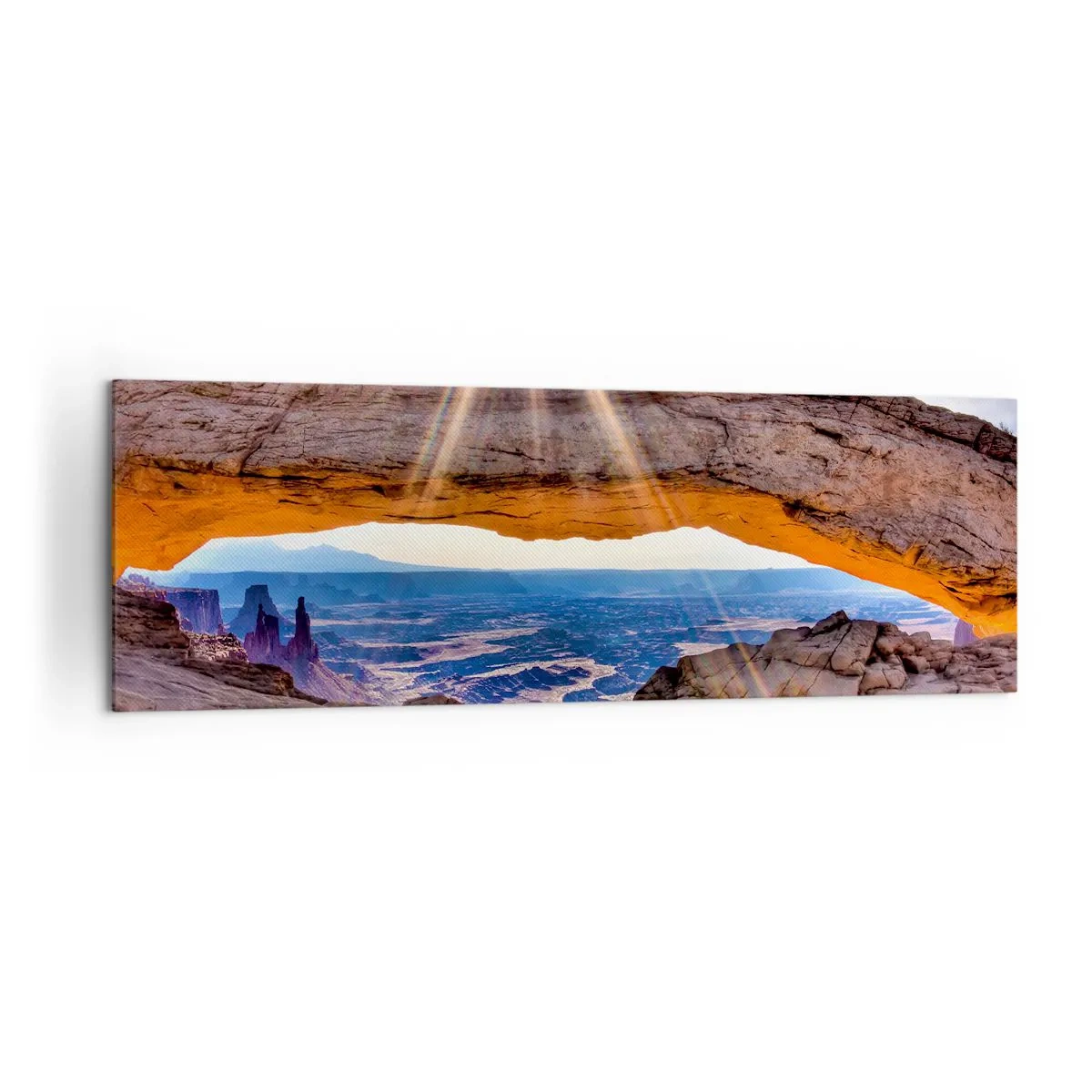 Obraz na plátně - Skalní branou - 160x50 cm