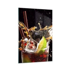 Obraz na skle - Radost a energie barev - 70x100 cm