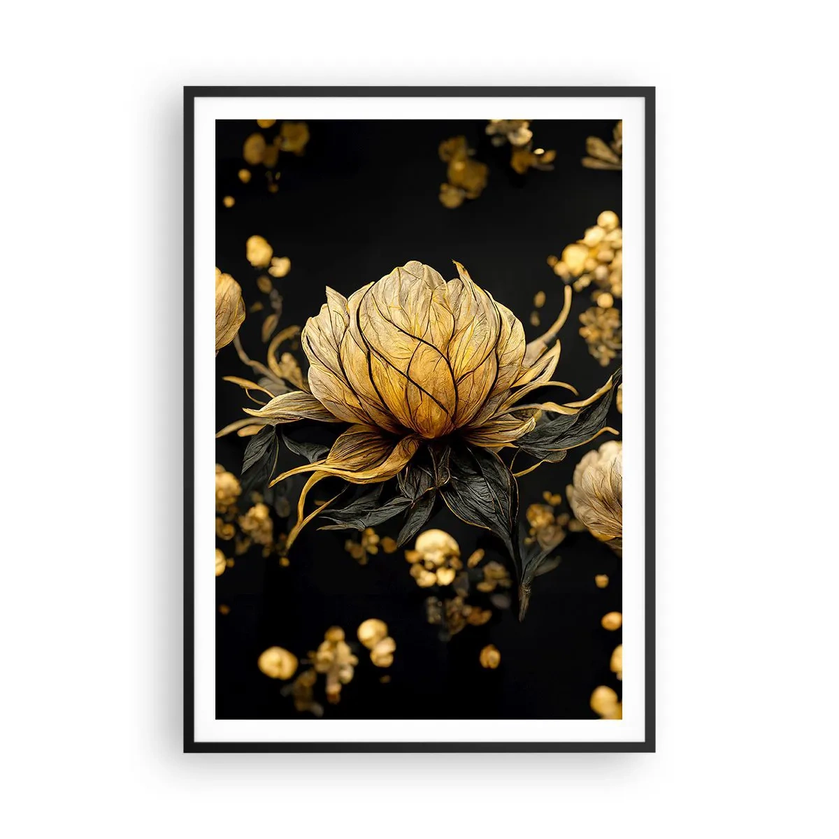 Plakát v černém rámu - Jemná křehkost - 70x100 cm