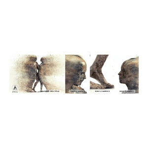 Fototapeta Vzorek Standard Eco - Z prachu povstali, aby milovali - Abstrakce, Žena a muž, Milovat - 100x30 cm