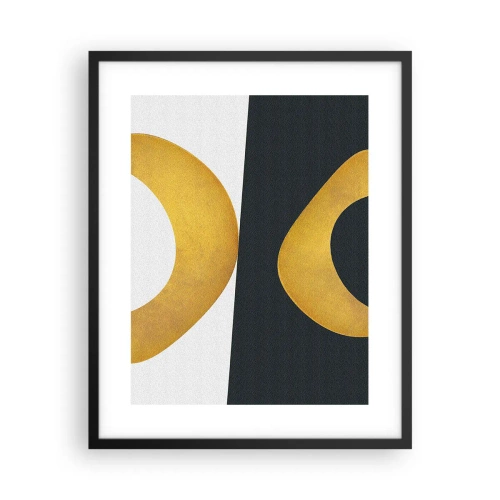 Plakát v černém rámu - Zaprvé: zlato - 40x50 cm