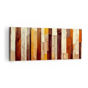 Obraz na plátně - Hymna lesních stromů - 100x40 cm
