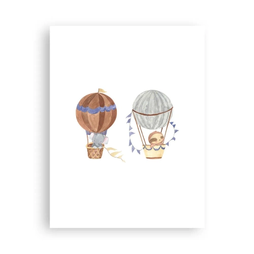 Plakát - Přátelé na cestách - 30x40 cm