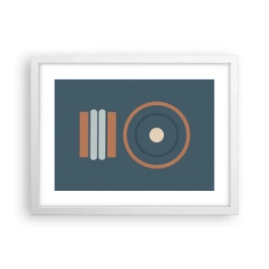 Plakát v bílém rámu - Podstata věcí - 40x30 cm