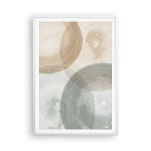 Plakát v bílém rámu - Pronikání světů - 70x100 cm
