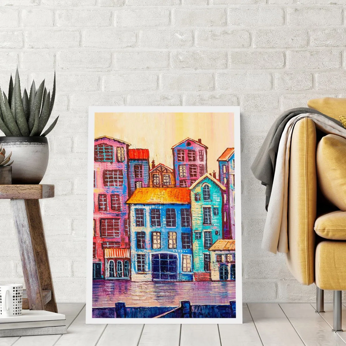 Plakát - Město jako z pohádky - 40x50 cm