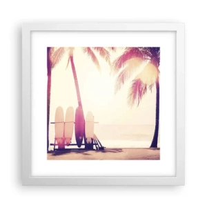 Plakát v bílém rámu - Bude to skvělý den - 30x30 cm