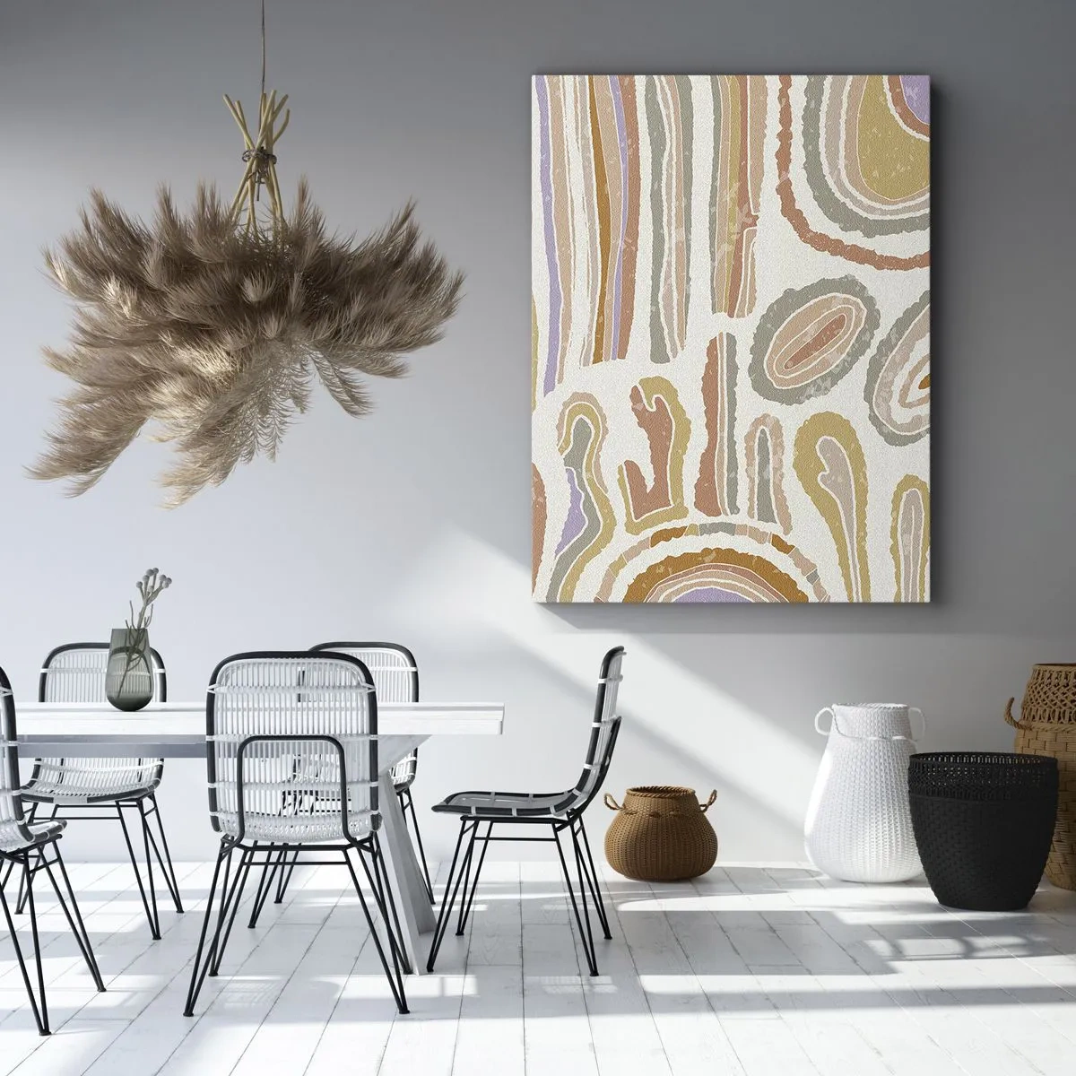 Obraz na plátně - Barevné průřezy - 80x120 cm