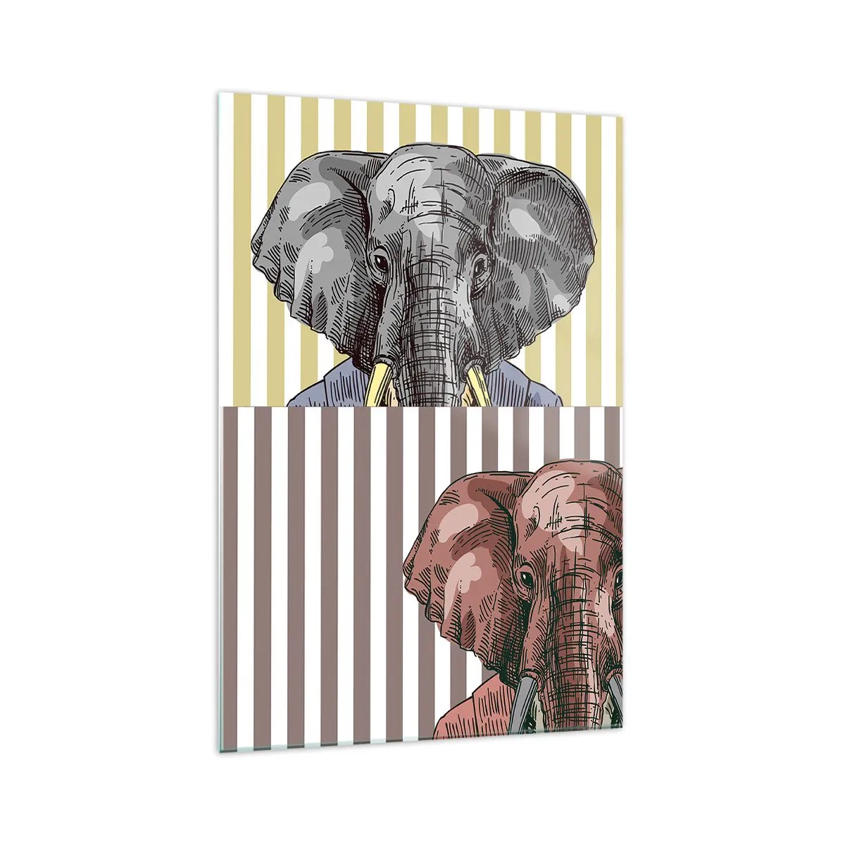 Obraz na skle - Elegantní od přírody - 70x100 cm