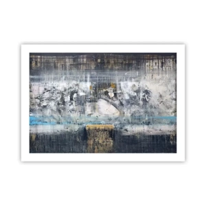 Plakát - Jako na ledě, tak i na hroudě - 70x50 cm