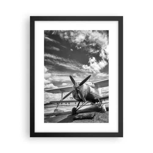 Plakát v černém rámu - Nemohu se toho dočkat! - 30x40 cm