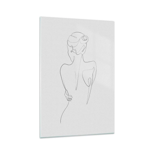 Obraz na skle - Hudba těla - 70x100 cm