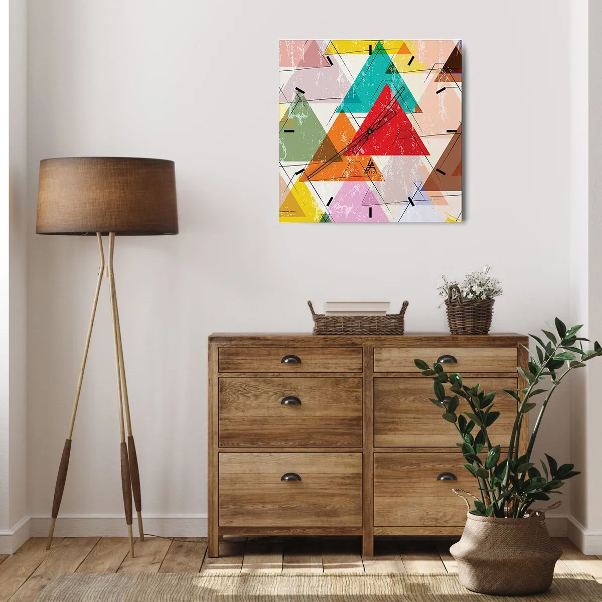 Nástěnné hodiny - Blábolení - 40x40 cm