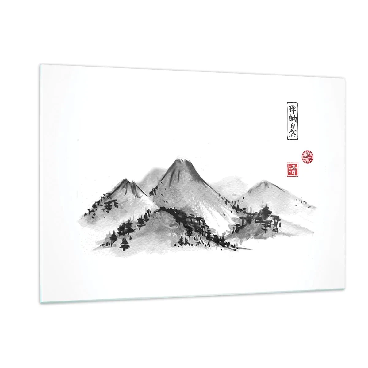 Obraz na skle - Za hranicí vzdálenosti - 120x80 cm