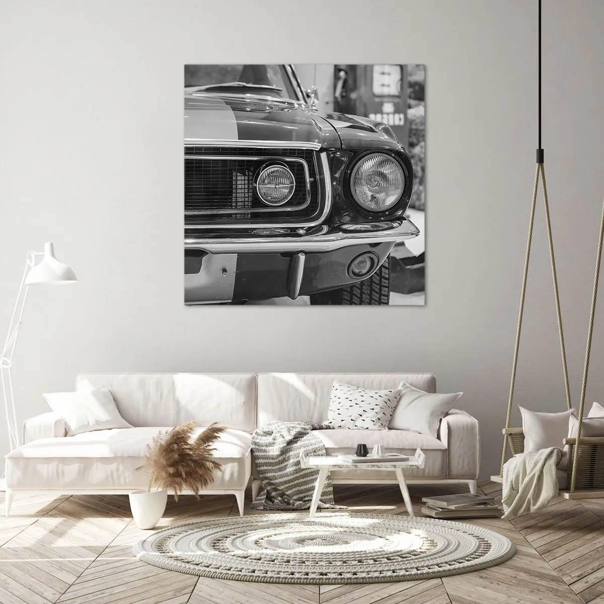 Obraz na plátně - Divoká jízda - 60x60 cm