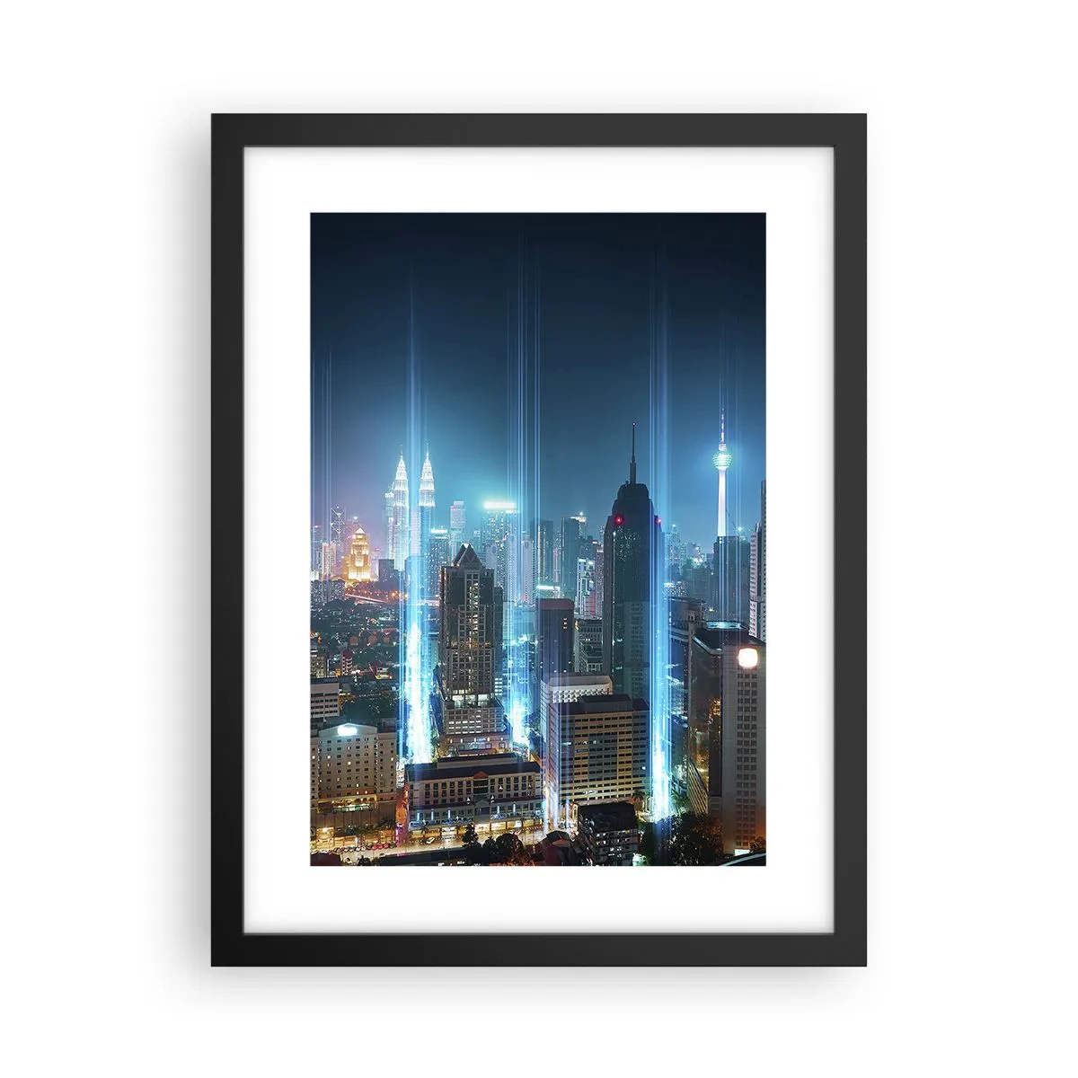 Plakát v černém rámu - Berlinským způsobem do nebe - 30x40 cm