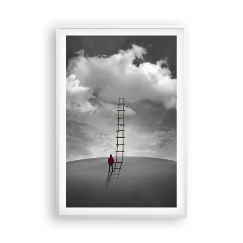 Plakát v bílém rámu - Všechno je možné - 61x91 cm