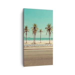 Obraz na plátně - Hlídání pláže - 45x80 cm