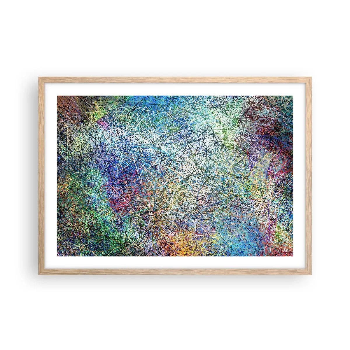 Plakát v rámu světlý dub - To není tak jednoduché - 70x50 cm