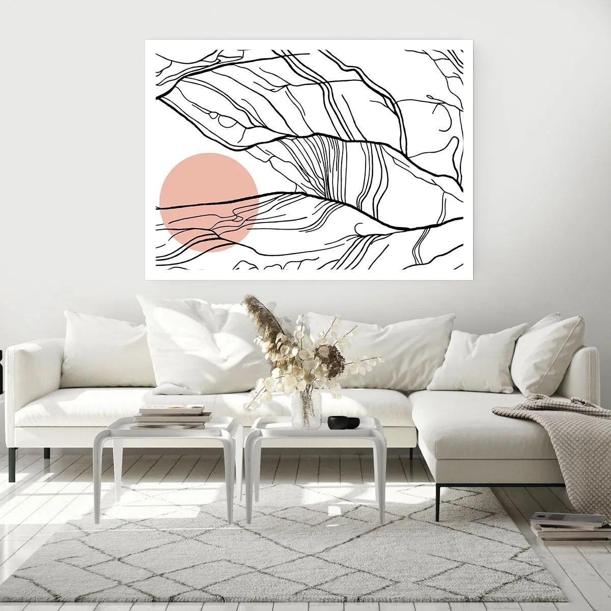 Plakát - V síti větviček - 100x70 cm