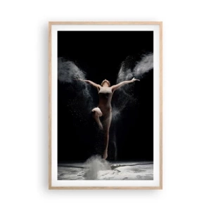 Plakát v rámu světlý dub - Elfové existují - 61x91 cm