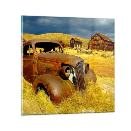 Obraz na skle - Zasloužený odpočinek - 30x30 cm