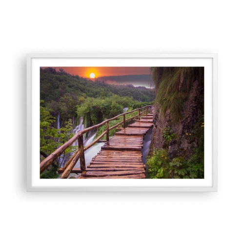 Plakát v bílém rámu - Neuvěřitelná krása - 70x50 cm