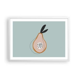 Plakát v bílém rámu - Pronikání do podstaty věcí - 70x50 cm