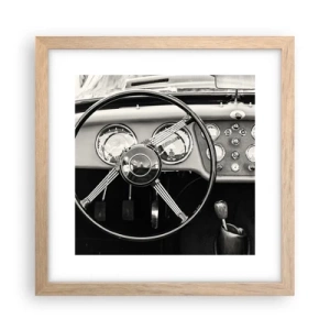 Plakát v rámu světlý dub - Sen sběratele - 30x30 cm