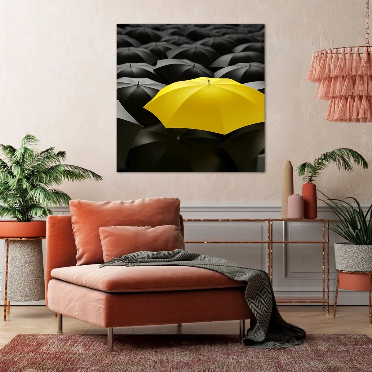 Obraz na plátně - Sbohem smutku - 60x60 cm