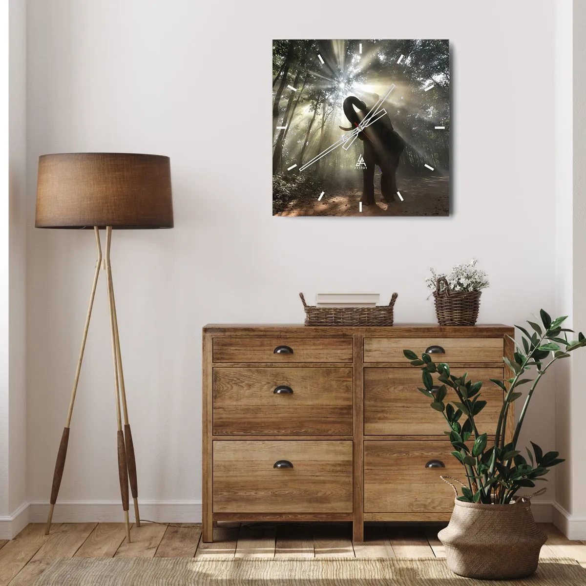 Nástěnné hodiny - Pod šťastnou hvězdou - 40x40 cm