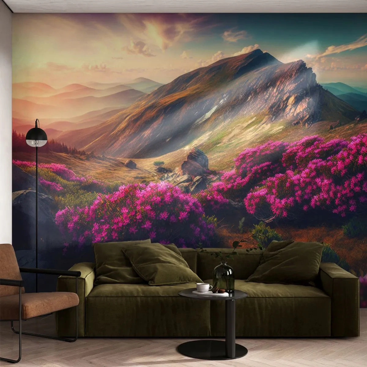 Fototapeta Premium Canvas - Léto na horách - Krajina, Příroda, hory - 500x350 cm