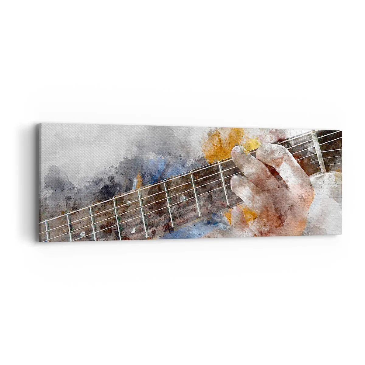 Obraz na plátně - Poezie mezi strunami - 90x30 cm