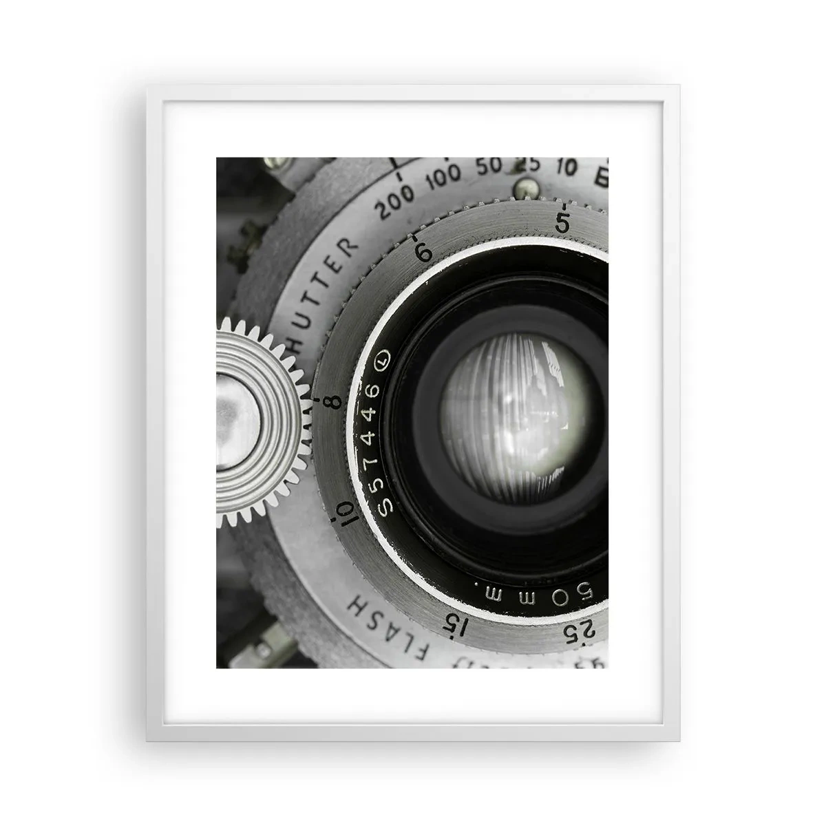 Plakát v bílém rámu - Příběh o Hollywoodu - 40x50 cm